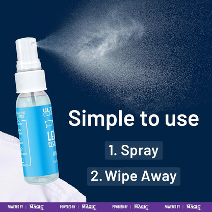 Powered by Nano Magic Eyeglass Lens Cleaning Spray 6 oz (1 Pack) | Professional Grade Formula, Silicone-Free | for Glasses, Phone, Electronic Screens, Optic Surfaces, Coated Surfaces - Made in USA