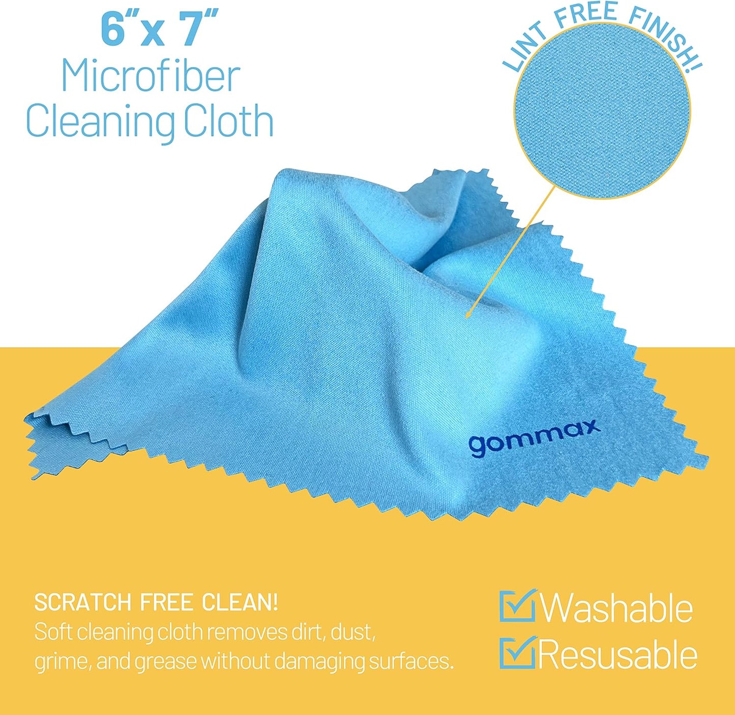 Lens Cleaner Kit with Glasses Cleaning Cloth, Eyeglass Cleaner Spray, Glasses Cleaner Kit, Safe for Coated Lenses, Sunglasses Cleaning Solution 1.7 fl oz