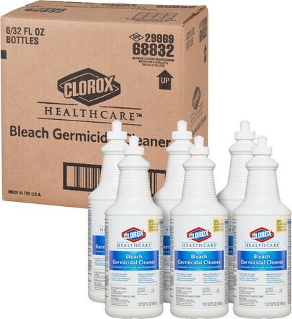 Clorox Healthcare Bleach Germicidal Cleaner Pull-Top, 32 Fluid Ounces (Package May Vary)