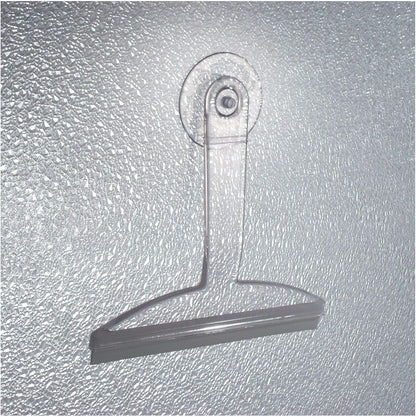 8" Clear Plastic Suction Squeegee Shower Window Cleaner