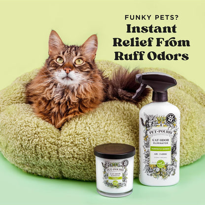 Pet-Pourri Pawsitively Fresh Pet Odor Deodorizer Spray, 16 Fl Oz, Up to 800 Uses, Air + Fabric Odor Remover with Essential Oils & Plant Based Ingredients, Vet Recommended, Pineapple, Jasmine & Pear