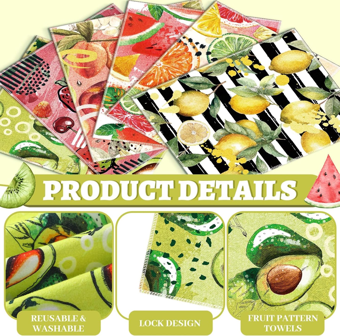 36 Pack Vintage Reusable Cleaning Cloths Washable Cotton Kitchen Towels for Home (Gray)