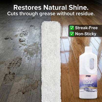 Scented Mop Soap - Premium Floor Cleaner Concentrate for Tile, Wood & Laminate, Streak-Free Low Foam Mopping Solution, Luxury Home Aromatherapy, 1L / 34.2 fl oz (Twilight Mist)