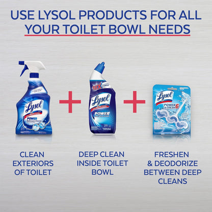 Lysol Toilet Bowl Cleaner, 24 Ounces (Atlantic Fresh Scent)