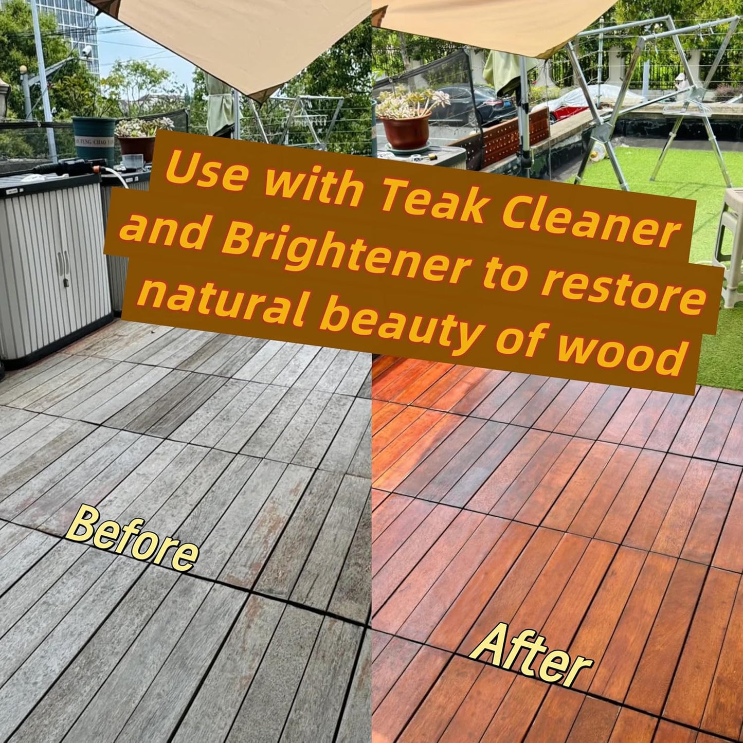 Marine Grade Brass Teak Scrubber not Cheap Stainless Steel Scrub Scouring Pad | Gentle Non-Scratch Deck | Rustproof | Premium Yacht Wood Restorer - Refinish Wood Furniture & Boat Teak