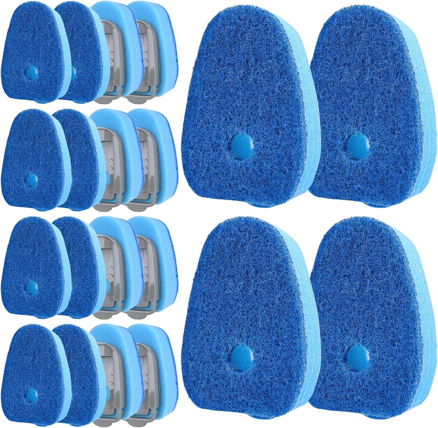 Sponge Dishwand Brush Refills for Scotch-Brite Dishwand - 10 Pack Dish Soap Non-Scratch Brush Refills for Nonstick Pots and Pans, Glass & Tubs (Pink)