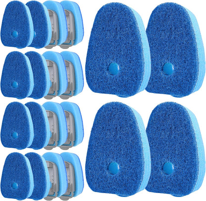 Sponge Dishwand Brush Refills for Scotch-Brite Dishwand - 10 Pack Dish Soap Non-Scratch Brush Refills for Nonstick Pots and Pans, Glass & Tubs (Pink)