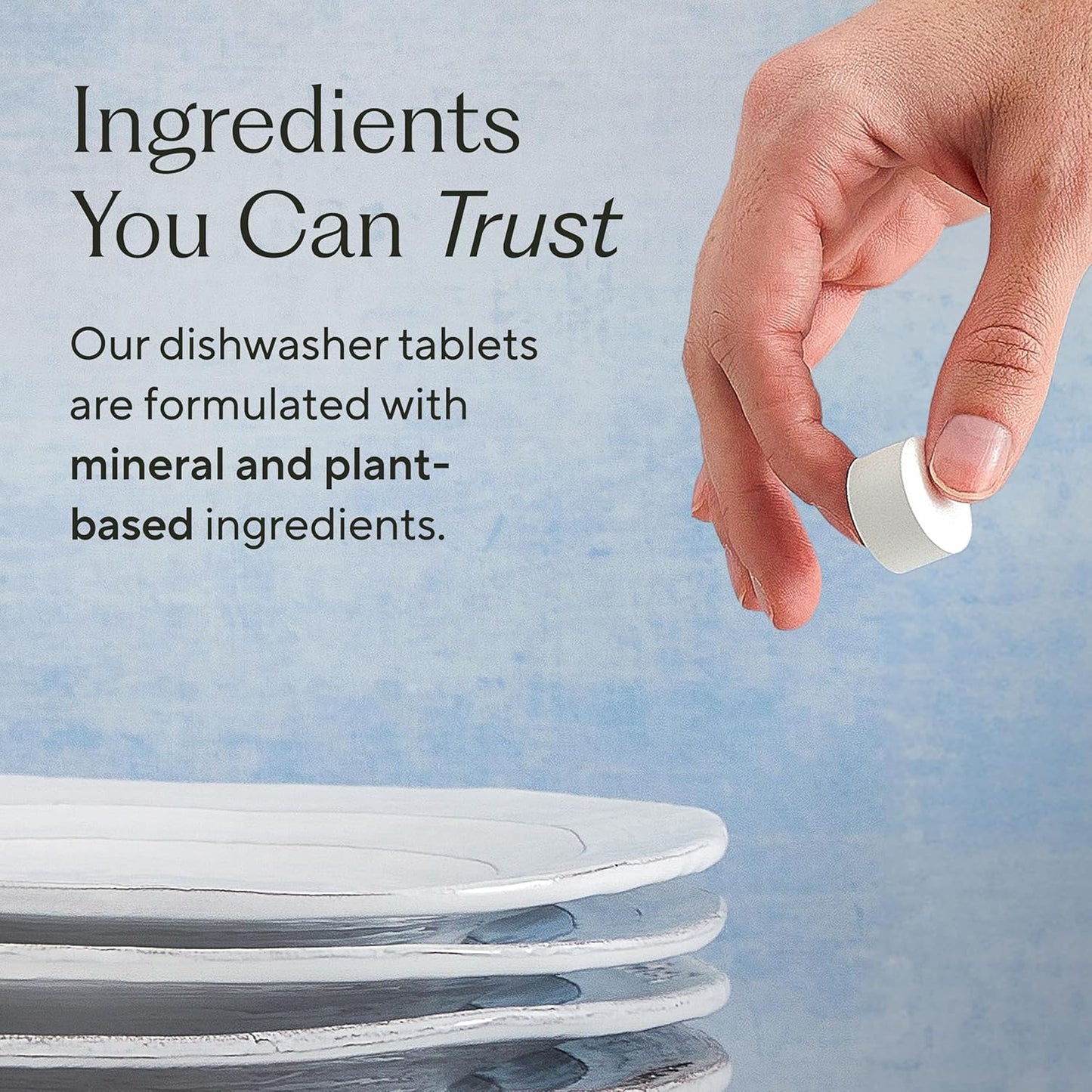 Branch Basics Dishwasher Tablets – 60 Ct | Plastic-Free, Fragrance-Free, Human-Safe | Delivers a Powerful Clean Without Harsh Chemicals
