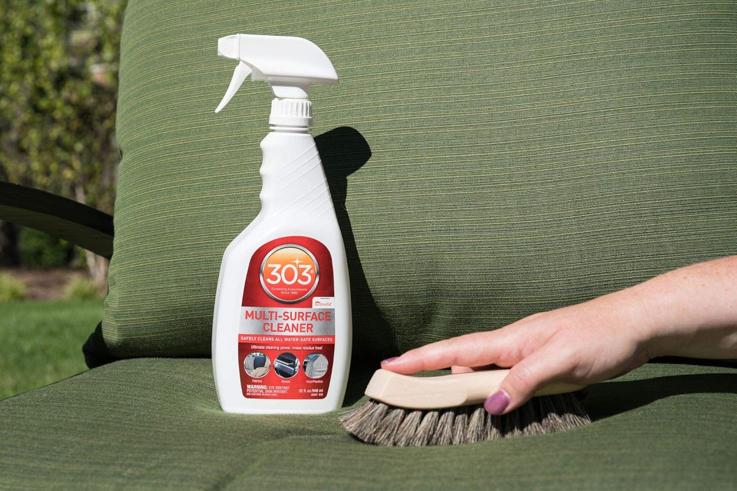 303 Multi-Surface Cleaner - Safely Cleans All Water Safe Surfaces - Ultimate Cleaning Power - Rinses Residue Free - Recommended By Sunbrella, 16 fl. oz. (30445CSR) Packaging May Vary