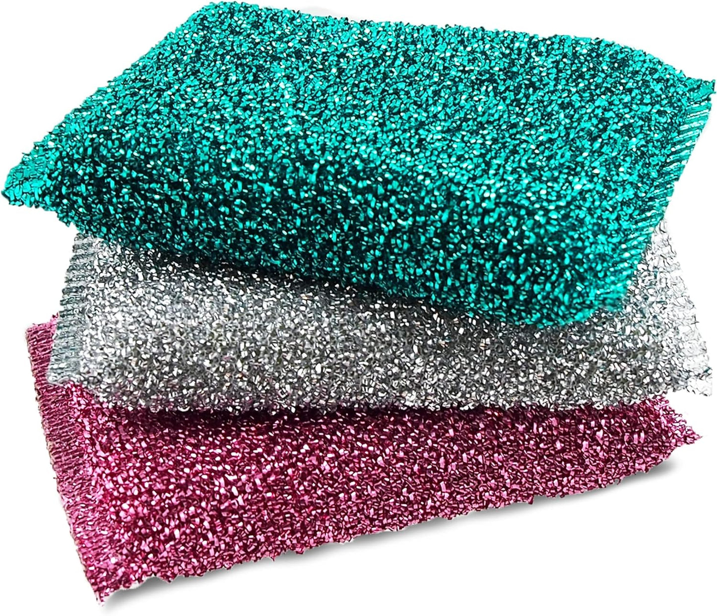 Dish Sponges for Kitchen (6 Pcs Pack) - Non Scratch Scrubbers for Cleaning Dishes - Reusable Dish Sponge Scrub Pads for Dishwashing & Washing - Household Scrubber Supplies & Tool for Pots, Pans, Sink