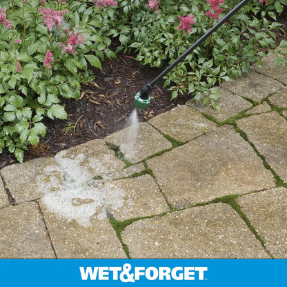 Wet & Forget Moss, Mold, Mildew, & Algae Stain Remover Multi-Surface Outdoor Cleaner Concentrate, Original, 128 Fluid Ounces