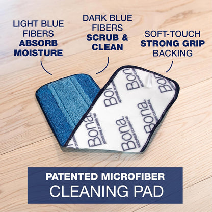 Bona Multi-Surface Floor Premium Spray Mop - Includes Multi-Surface Floor Cleaner Concentrate and Machine Washable Microfiber Cleaning Pad - For Stone, Tile, Laminate and Vinyl LVT/LVP Floors