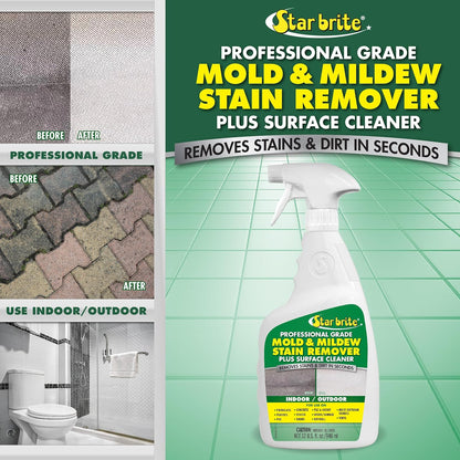 STAR BRITE Professional Grade Mold & Mildew Stain Remover - 32 OZ (120032)