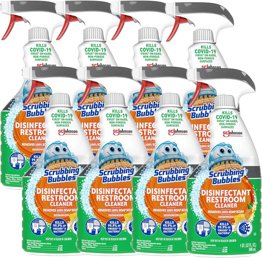 SC Johnson Professional Scrubbing Bubbles Disinfectant Restroom Cleaner, 128oz / Case Qty 4