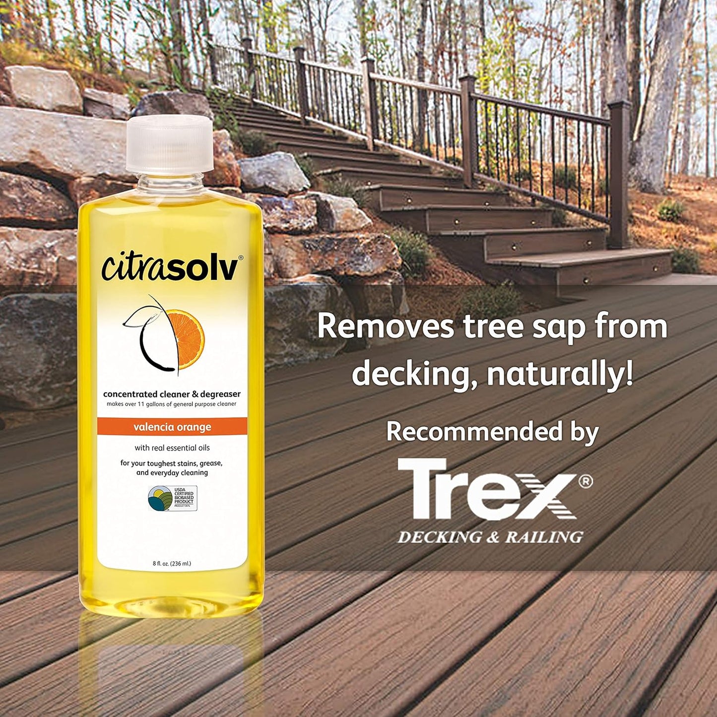 Citra Solv All Purpose Cleaning Spray – Powerful Citrus Degreaser for Kitchen & Bathroom, Multi-Surface Cleaner, No Harsh Chemicals, Valencia Orange 22oz