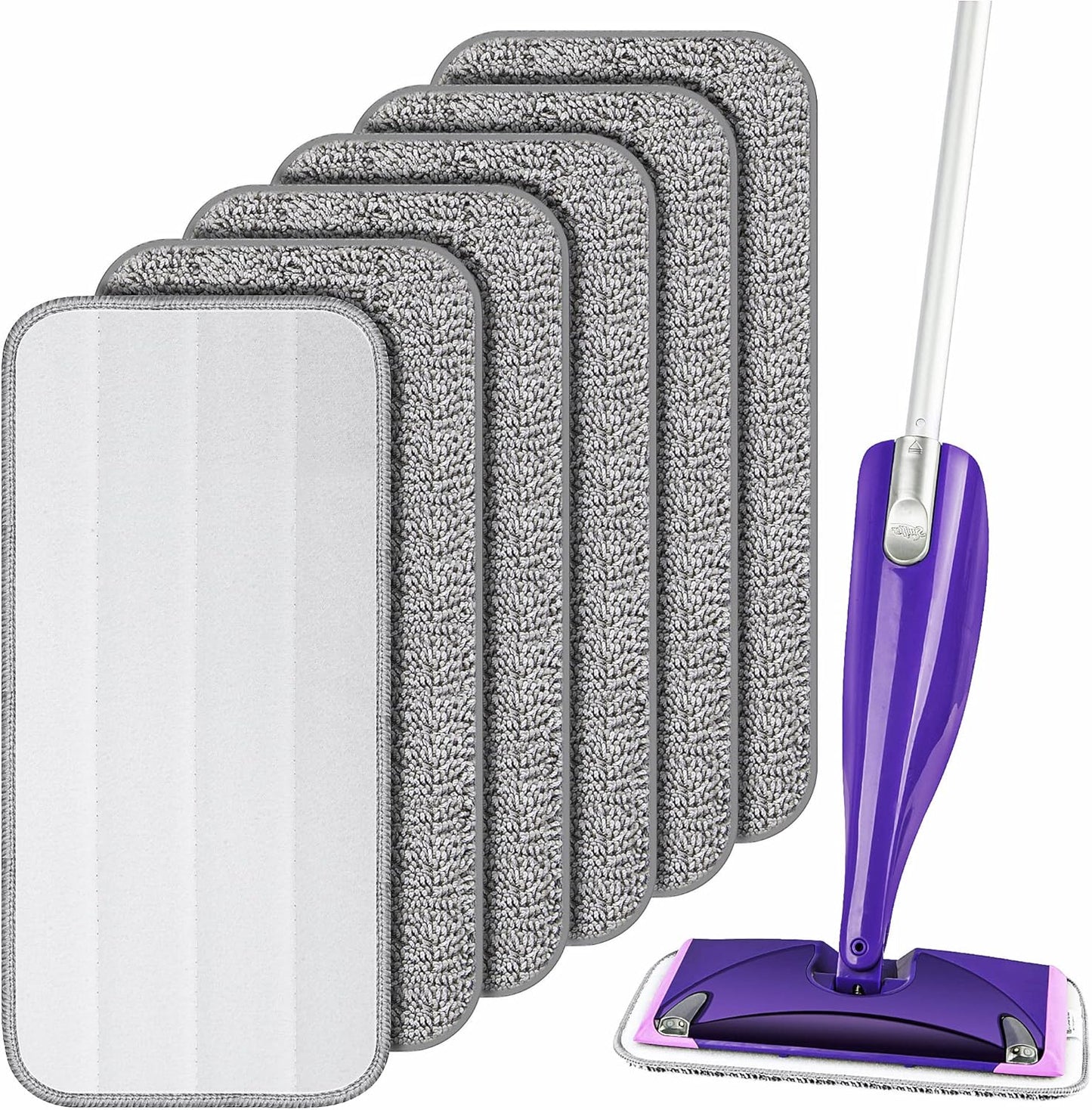 Disposable Mop Pads Refills for Swiffer WetJet Spray Mop - Wet Jet Refill Pads for All Purpose Multi Surface Hardwood Floor Cleaning - Thickened and Super Absorbent - 30 Count