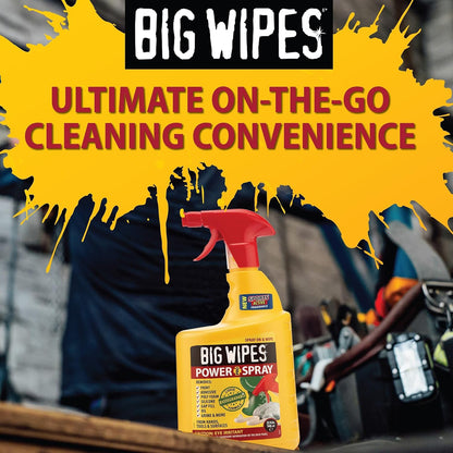 BIG WIPES Heavy Duty Industrial Hand Cleaning Wipes, Textured Scrubbing Degreaser Wipes for Mechanics and Tool Cleaner – 80 Count Canister (1 Pack)