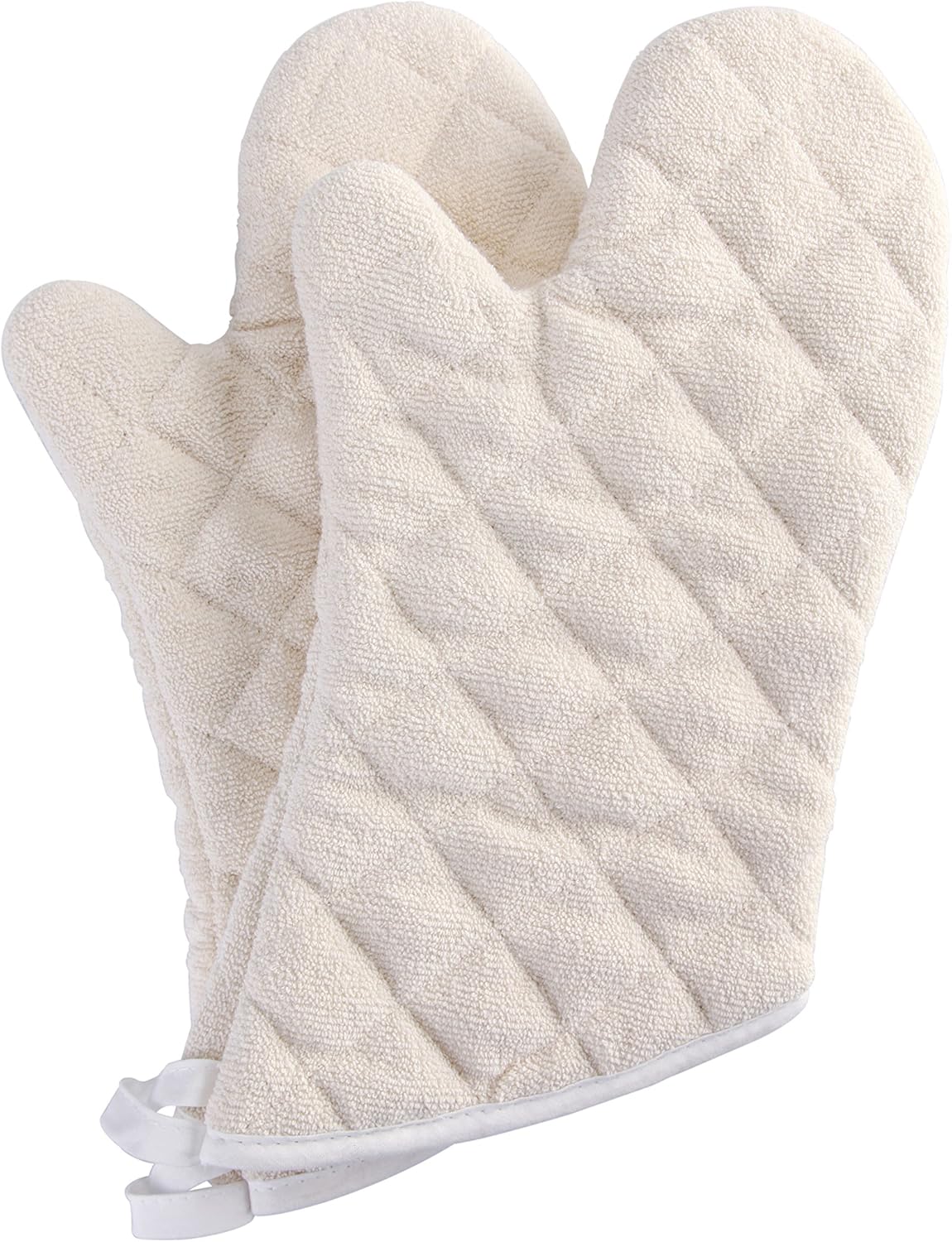 ARCLIBER Oven Mitts 1 Pair of Quilted Terry Cloth Cotton Lining,Extra Long Professional Classic Oven Mitt Heat Resistant Kitchen Oven Gloves,16 Inch