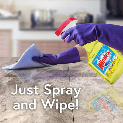 Windex Multipurpose Cleaner Disinfectant Spray Bottle, Packaging Designed to Prevent Leakage and Breaking, Surface Cleaning Spray, Citrus Fresh Scent, 23 Fl Oz