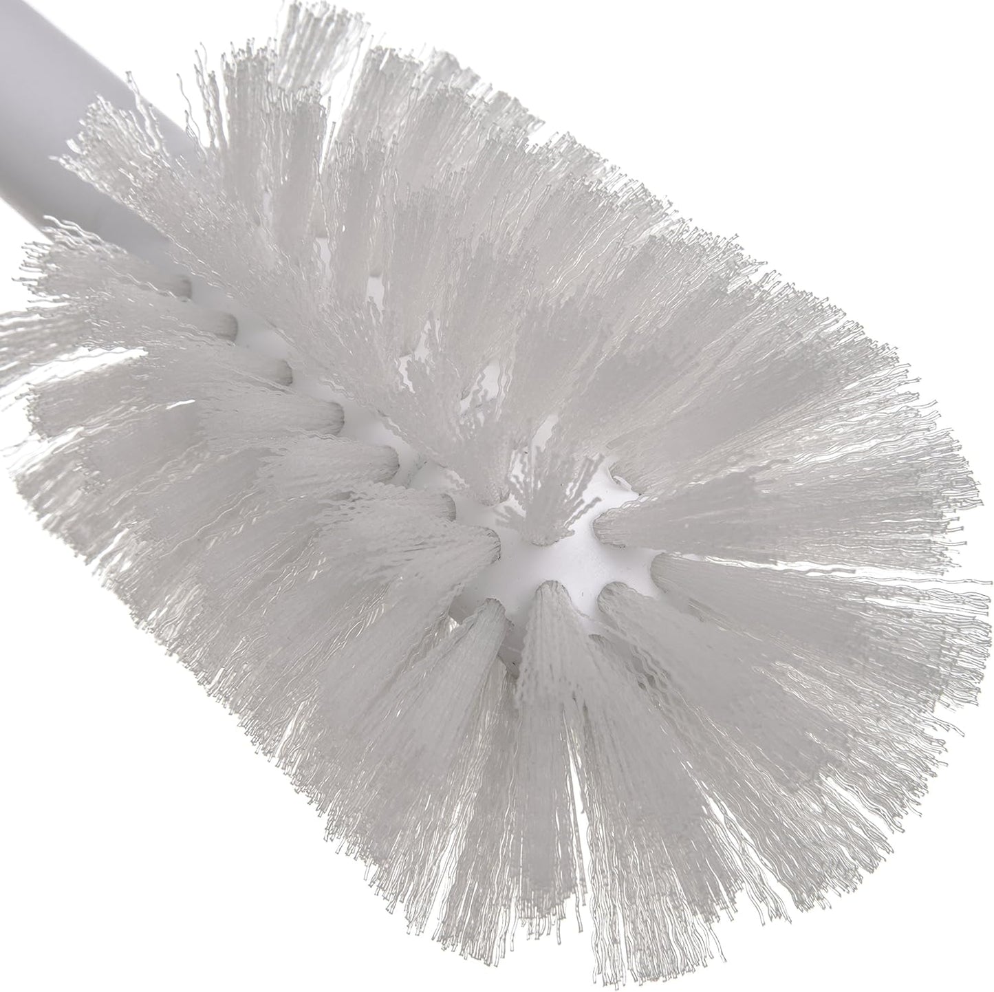 SPARTA Large Water Bottle Brush Ideal for Wide-Mouth Jars, Bottles and Tumblers, Dishwashing Tool with Handle for Home and Commercial Kitchens, Plastic, 12 Inches, White