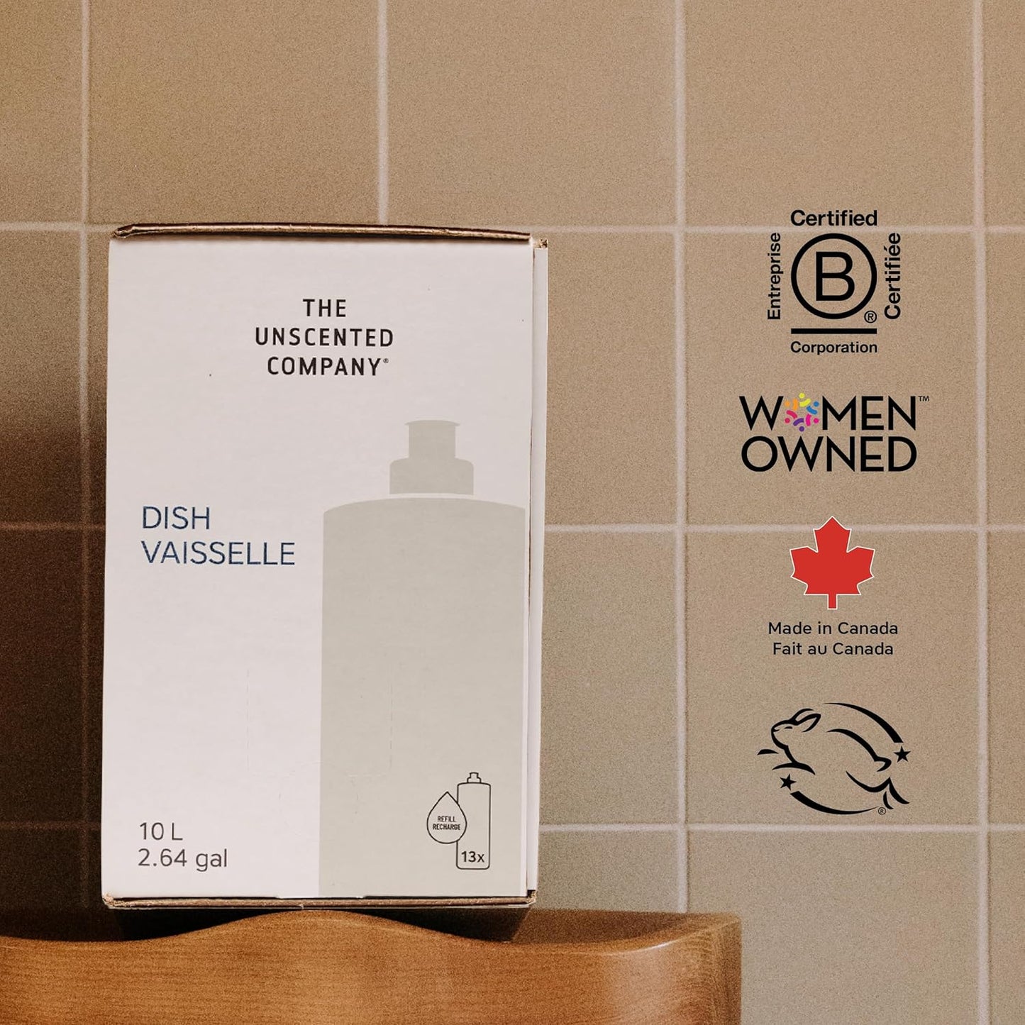 The Unscented Company, Soap Dish Home Refill Box, 135.68 Fl Oz