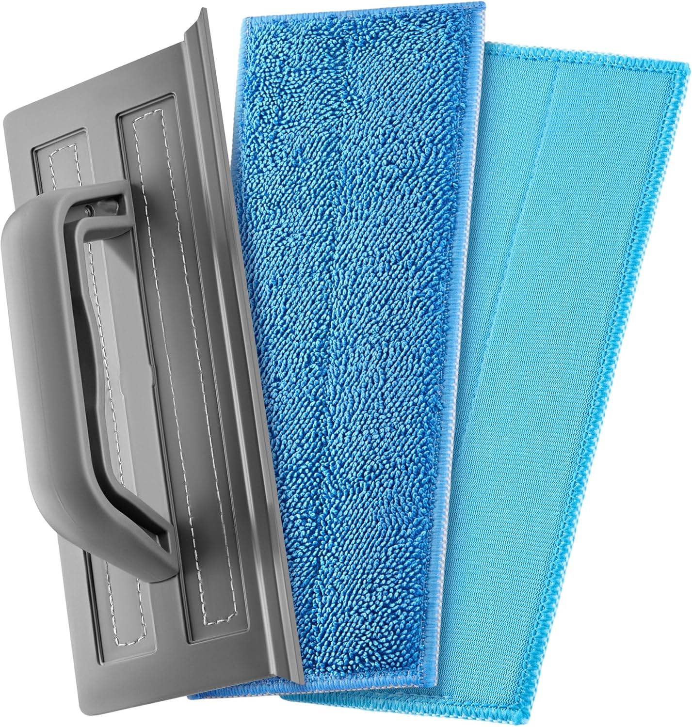 Tyroler Silicone Shower Squeegee for Glass Doors - 10" | 2 Microfiber Scrub & Polish Cloths | Multi-Surface Wiper | Perfect Window Squeegee for Home | Squeegee for Shower Glass | Shower Door Squeegee