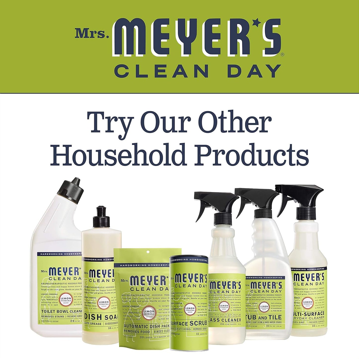 MRS. MEYER'S CLEAN DAY Multi-Surface Everyday Cleaner, Rose Scent, 16 Fl Oz Bottle