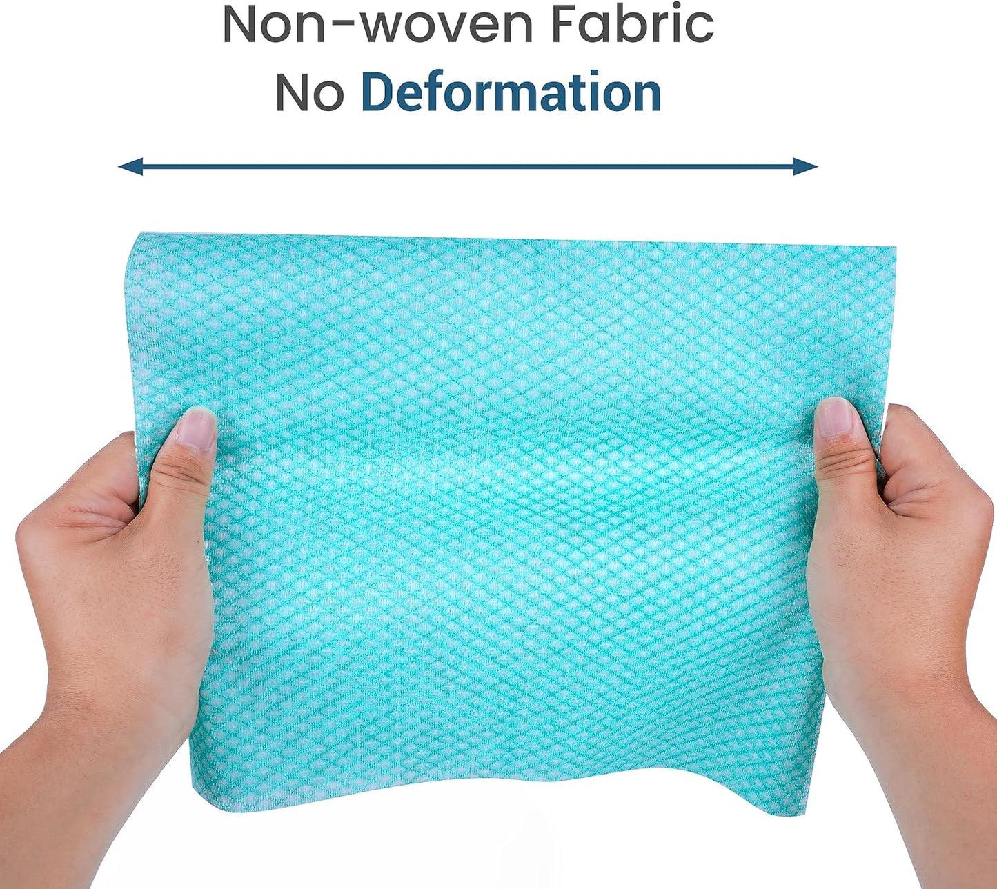SCRUBIT Reusable Cleaning Wipes, Handy Wipes for Kitchen and Office - Dish Cloths for Washing Dishes - Multi Purpose Disposable Cleaning Towels (12 x 20 in) 72 Pack (Yellow)