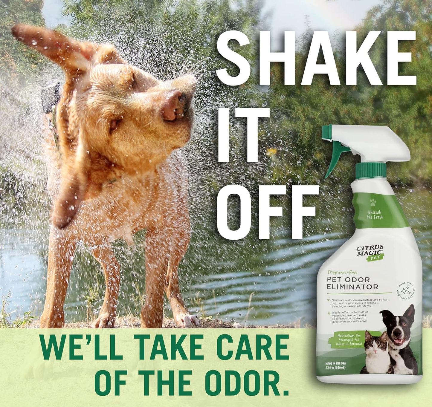 Citrus Magic Pet Odor Eliminator, 22-Fluid Ounce