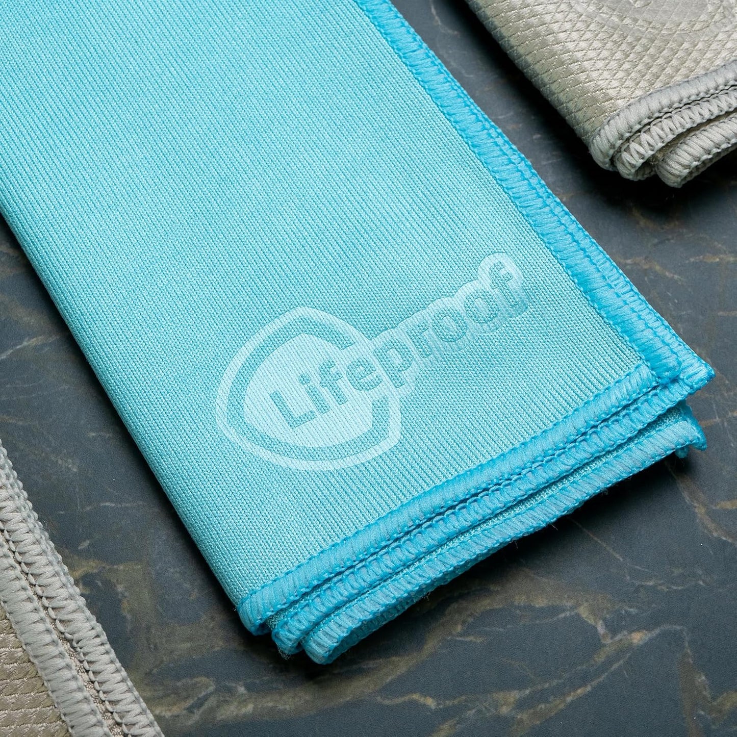 Lifeproof Streakless Microfiber Eco Cleaning Cloth Set - Effortlessly Cleans Stainless, Glass & Stone With Only Water - 3 Pack Set