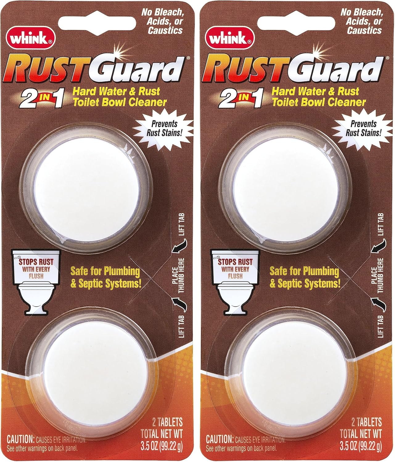 Whink 20223 RUSTGuard Time Released Bowl Cleaner, 4 oz