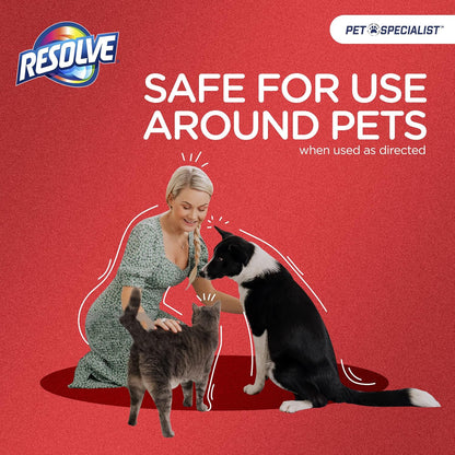 Resolve Pet Specialist Carpet Cleaner Spray – for Removal of Pet Stains & Odors Up to 7 Days Old, 22oz