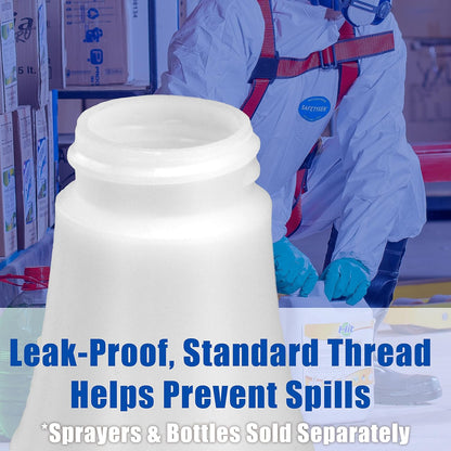 Commercial-Grade Chemical Resistant 24 oz Bottles ONLY 4 Pk Embossed Scale For Measuring. Pair With Industrial Spray Heads For Auto/Car Detailing Janitorial Cleaning Supply or Lawn Care.