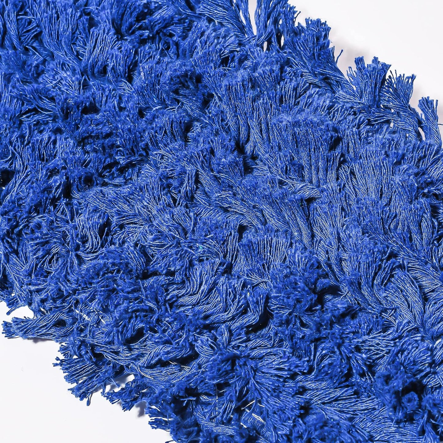 Commercial Dust Mop Replacement Head – 36 x 5 in. Cotton Nylon Reusable Mop Head – Industrial Dust Mop Refill for Floor Cleaning & Janitorial Supplies, Red
