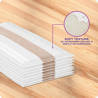 Swiffer WetJet Hardwood Floor Cleaner Spray Mop Pad Refill, Bathroom Cleaning Supplies, Hardwood Floor Cleaner, Multi Surface, 24 Count