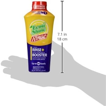 8.45 Oz. Shine + Dry Rinse, Natural Rinse Aid, Powered by 100% Natural Citric Extracts for Spotless + Shiny Dry Dishes Even in Hard Water