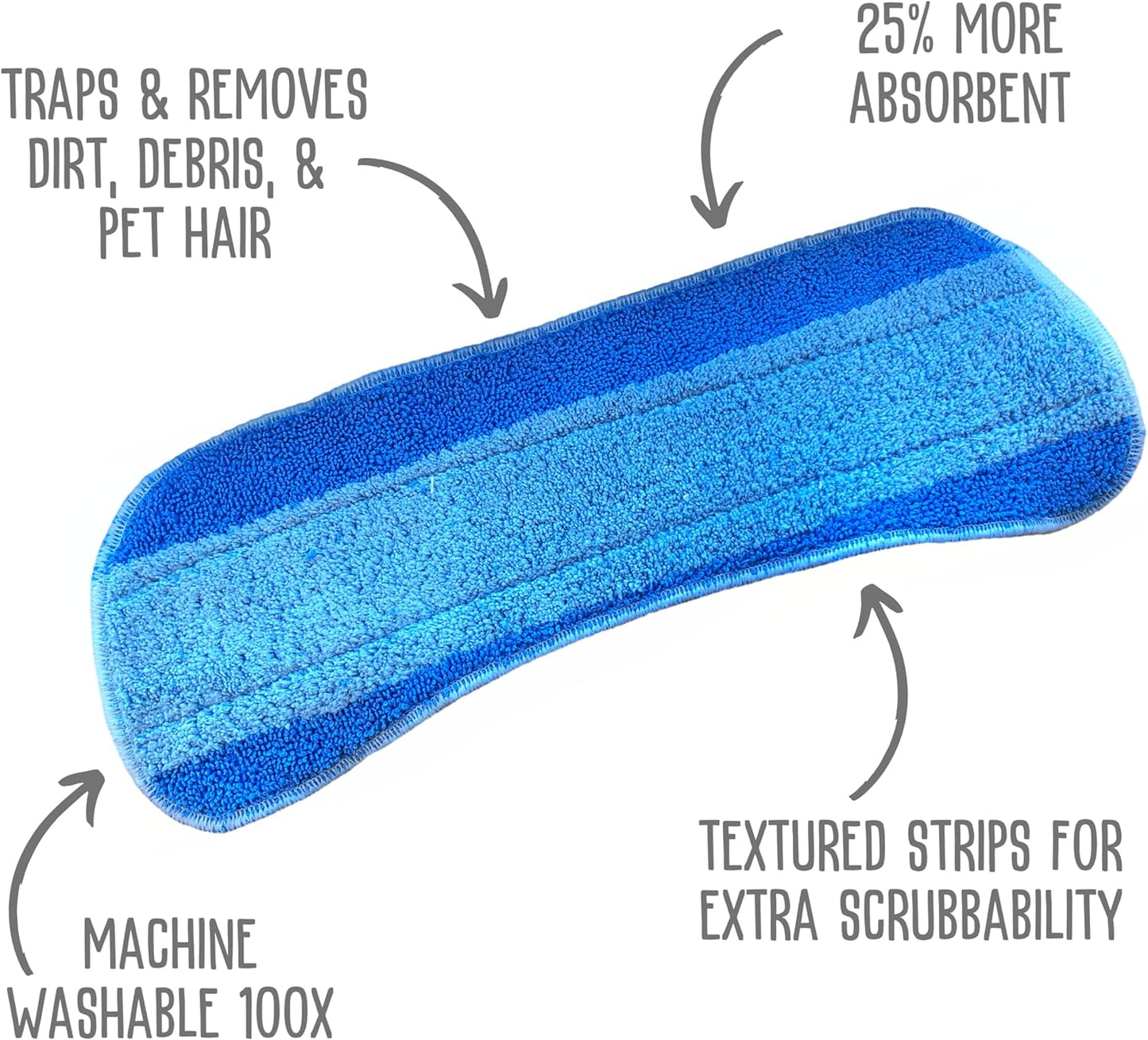 Quick Shine Spray Mop Kit with 1 Microfiber Pad & 1 Multi-Surface Floor Cleaner 16oz | Maneuvers under and around furniture for Easy Cleaning | No Batteries Required | Refillable Cleaning Cartridge