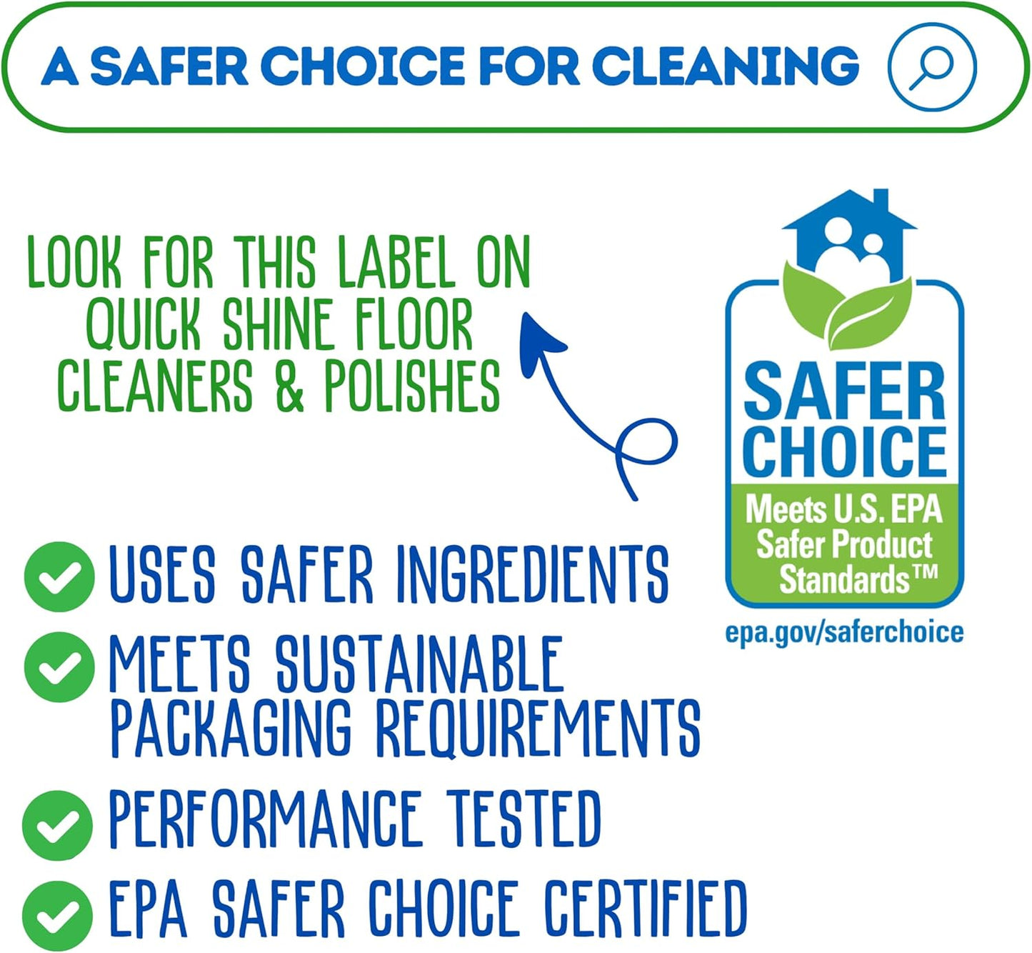 Quick Shine Spray Mop Kit with 1 Microfiber Pad & 1 Multi-Surface Floor Cleaner 16oz | Maneuvers under and around furniture for Easy Cleaning | No Batteries Required | Refillable Cleaning Cartridge