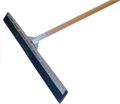Asphalt Squeegee, 36 Inch Neoprene Curved Blade, 60 Inch Wood Handle, Reversible Floor Squeegee for Concrete and Garage, Heavy Duty Sealcoating Tool, RED700248