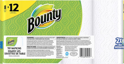 Paper Towels Select-A-Size, White, 6 Triple Rolls = 18 Regular Rolls