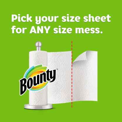 Paper Towels Select-A-Size, White, 6 Triple Rolls = 18 Regular Rolls