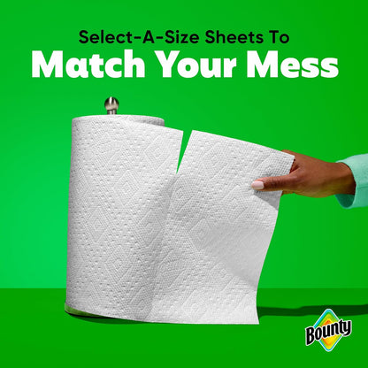 Paper Towels Select-A-Size, White, 6 Triple Rolls = 18 Regular Rolls