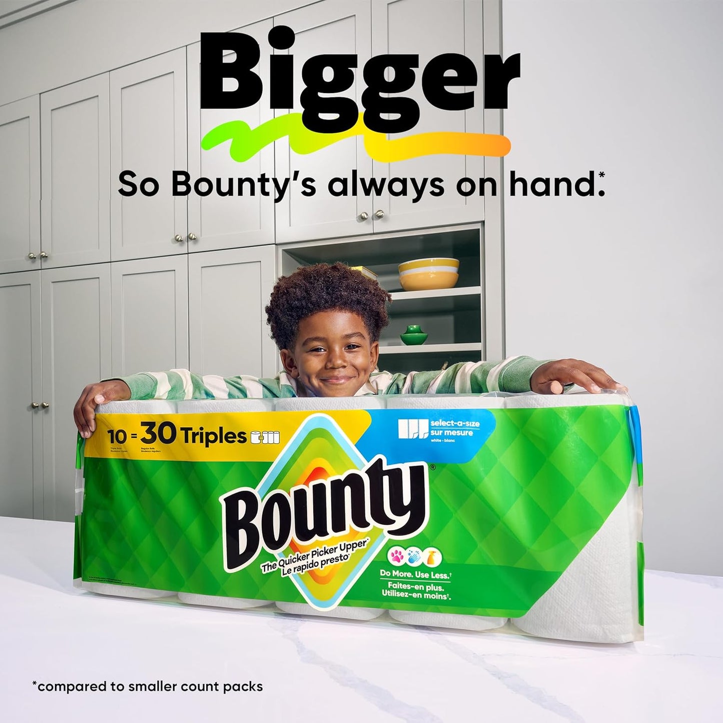 Paper Towels Select-A-Size, White, 6 Triple Rolls = 18 Regular Rolls