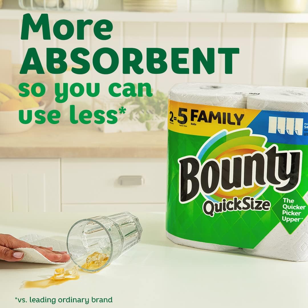 Paper Towels Select-A-Size, White, 6 Triple Rolls = 18 Regular Rolls
