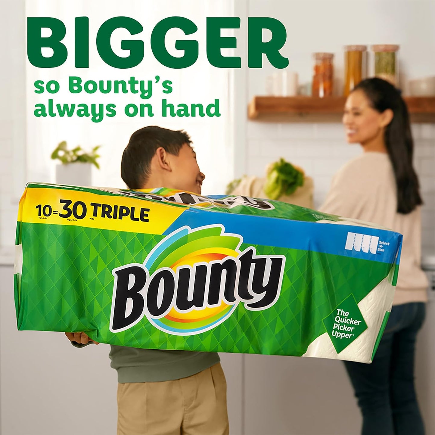 Paper Towels Select-A-Size, White, 6 Triple Rolls = 18 Regular Rolls