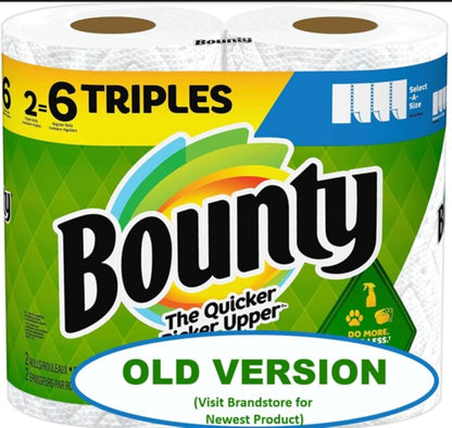 Paper Towels Select-A-Size, White, 6 Triple Rolls = 18 Regular Rolls