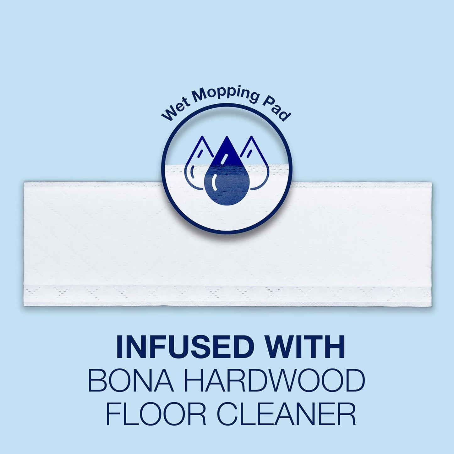 Hardwood Floor Disposable Wet Cleaning Pads - 12 cleaning pads per pack - unscented - Use with Mops - Residue-Free Floor Cleaning Solution for Wood Floors