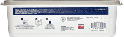 Hardwood Floor Disposable Wet Cleaning Pads - 12 cleaning pads per pack - unscented - Use with Mops - Residue-Free Floor Cleaning Solution for Wood Floors