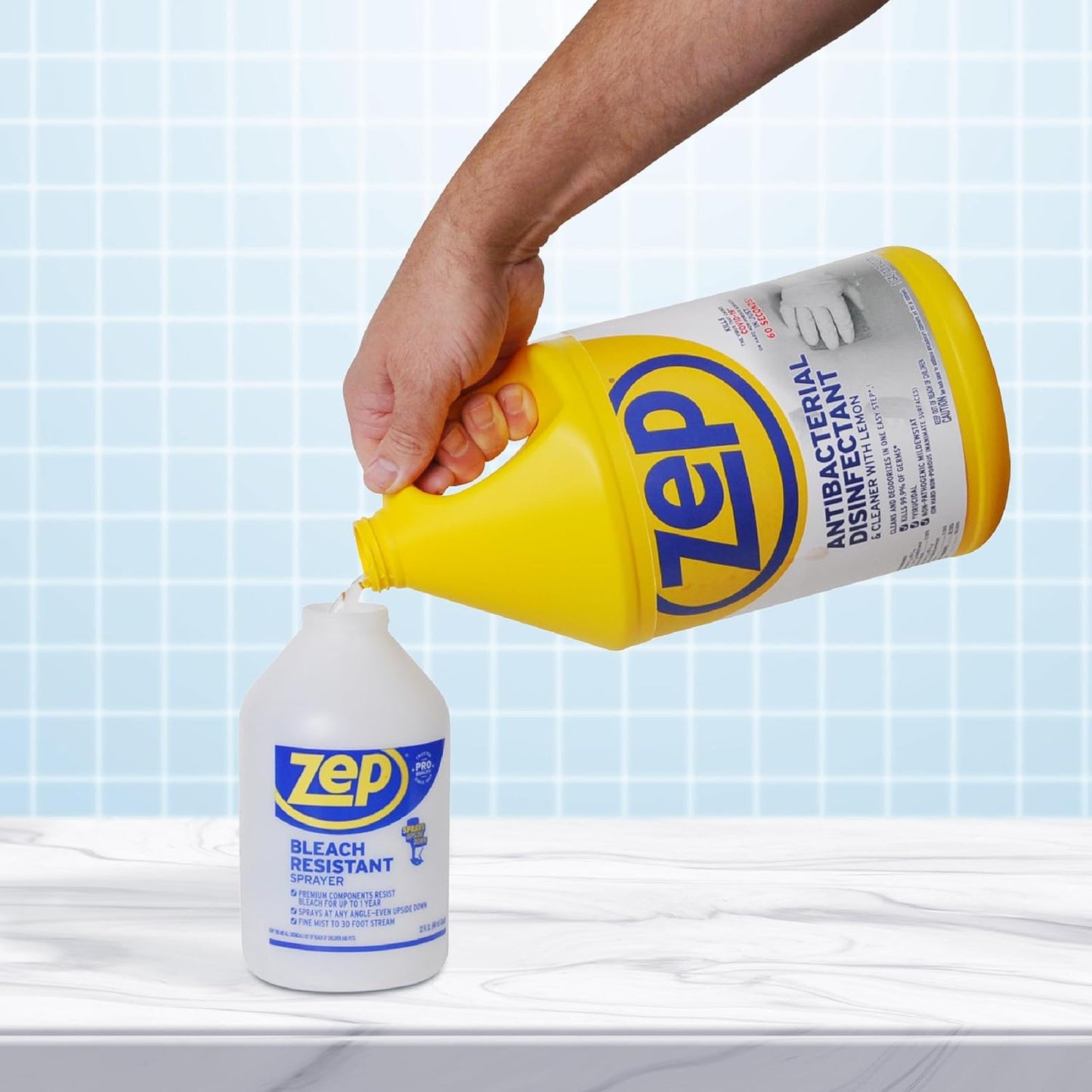 Commercial 1041688 Antibacterial Disinfectant Cleaner with lemon , 1 gal Bottle