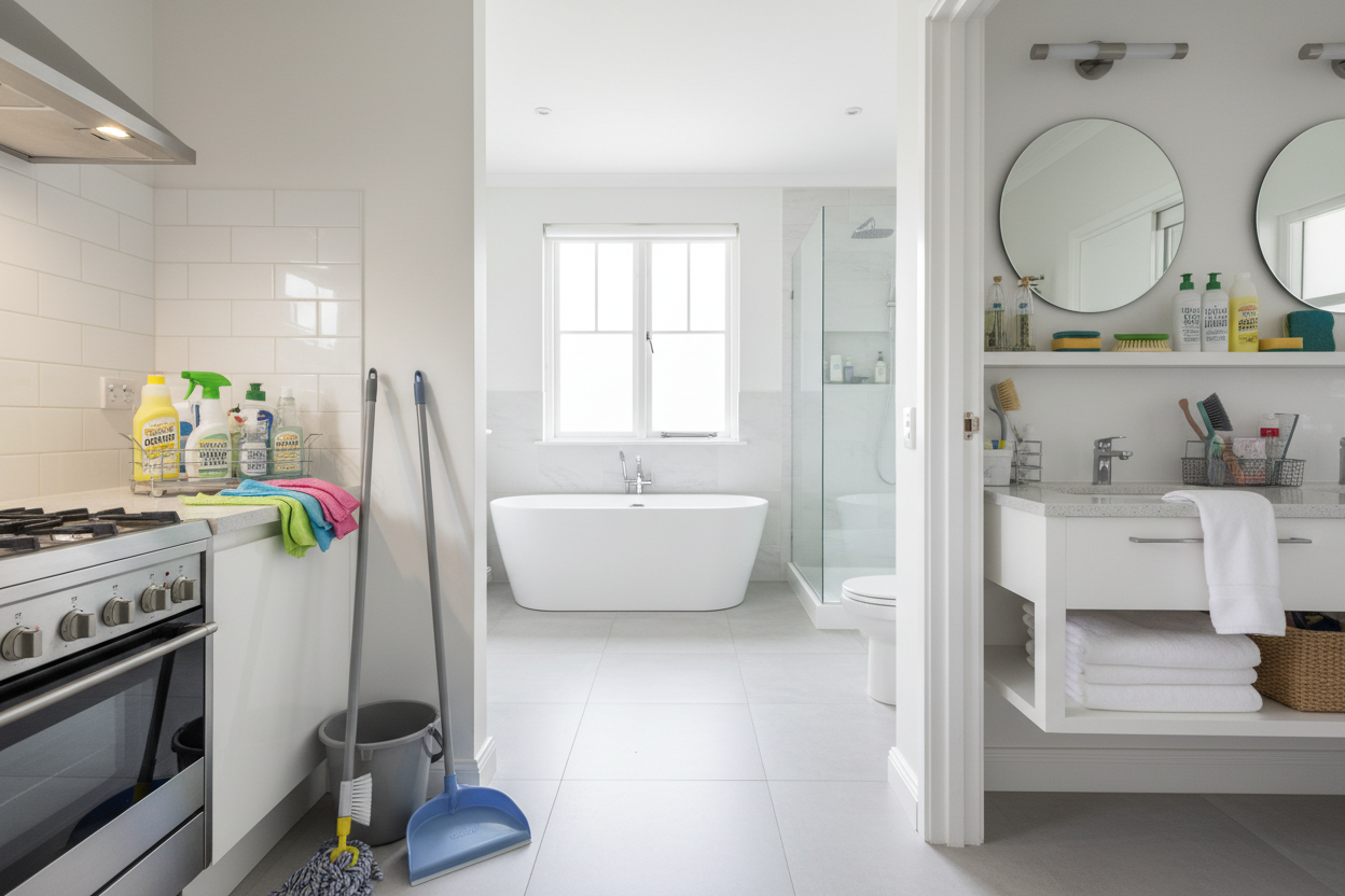 Kitchen to Bathroom Cleaning Supplies